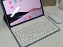 GOMI適用紅米平板Redmi Pad Pro保護殼12.1英寸2Pro磁吸無(wú)線(xiàn)鍵盤(pán)紅米Kpad保護套8.8英寸Pad2鼠標新款 【背光】天云藍+白色藍牙鍵盤(pán)（圓形鍵帽）+白鼠標 紅米Redmi Pad SE（11英寸） 曬單實(shí)拍圖