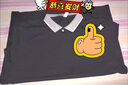 DESSO唐獅集團長(cháng)袖T恤男夏季翻領(lǐng)商務(wù)寬松透氣休閑打底衫 黑色 XL 曬單實(shí)拍圖