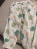 童泰夏季防蚊褲男女童3個(gè)月-3歲嬰兒寶寶長(cháng)褲純棉輕薄束口褲子 綠色-純棉款 100 cm 曬單實(shí)拍圖
