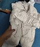 betu百圖女裝2022冬新款羽絨服拼接減齡羊羔毛領(lǐng)正肩顯瘦保暖羽絨服女2210T04 米白 XS 曬單實(shí)拍圖