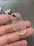 晶菲爾（CRYSTAL PHIL）天然白水晶十二生肖吊墜男本命年屬相牛龍馬猴豬羊項(xiàng)鏈女兒童掛件 小號(hào)生肖【鼠】配半珠鏈掛繩 曬單實(shí)拍圖