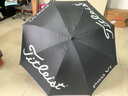 Titleist泰特利斯高爾夫雨傘球員版超輕防曬傘UPF 50+防紫外線遮陽傘 黑/白 曬單實(shí)拍圖