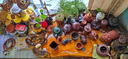 承韻尚樽金絲楠木茶盤實(shí)木整塊原木家用排水功夫茶具客廳辦公茶托根雕茶臺(tái) P533 曬單實(shí)拍圖