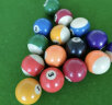 英辉（INVUI）台球子黑8桌球中式球大号球16彩水晶球美式台球桌配件用品57.2mm 实拍图