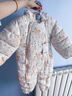 歐孕（OUYUN）嬰兒棉服寶寶秋冬衣服保暖外出服加厚連體衣夾棉冬裝哈衣爬服 萌小鹿【加絨加厚10至-5°C】 100cm 曬單實(shí)拍圖