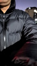 CARE OF LORD Bal系列 冬季男士加厚立領(lǐng)白鵝絨短款面包服羽絨服9575 黑色 XL 曬單實(shí)拍圖
