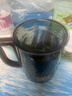 福容（FUROOT）木槿杯木蓋過濾玻璃茶杯辦公室泡茶杯過濾茶水分離喝水杯子380ml 煙灰 曬單實拍圖