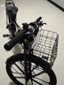 鳳凰（Phoenix） 山地自行車(chē)全包式擋泥板帶車(chē)籃變速減震男士女士學(xué)生成人山地車(chē) 黑白色十刀輪 26英寸（身高160-185cm左右） 24速（擋泥板+車(chē)籃+全軸承） 曬單實(shí)拍圖