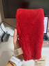 無(wú)印良品 MUJI 抓絨能作為護(hù)耳帶使用的圍脖 DDB16A2A 紅色 13*25cm 曬單實(shí)拍圖