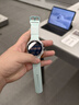 三星 Samsung Galaxy Watch8原裝運動表帶 硅膠材質 舒適佩戴 M/L 薄荷綠 曬單實拍圖