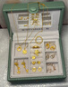 周生生萌芽掛鎖貝母耳釘 5G黃金工藝足金鎖包耳飾 94668E定價(jià) 曬單實(shí)拍圖