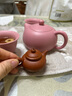 陶羽粉色女士紫砂西施壺家用大小容量茶壺復(fù)古功夫茶具手工泡茶壺單壺 紫砂-粉西施壺 曬單實(shí)拍圖