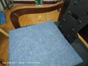 foojo 坐垫仿麻透气椅子垫日式防滑椅垫学生椅垫四季 40*40cm厚料深灰 实拍图