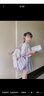 青春最好時(shí)減負護脊超大容量中學(xué)生初中生書(shū)包女高中生女生小學(xué)生雙肩背包潮 紫配白 曬單實(shí)拍圖