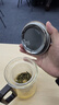 啟潤(rùn)大容量1000ML辦公室泡茶杯綠茶杯個(gè)人男士過(guò)濾玻璃水杯木把分離杯 1000ml透明（蓋子+內(nèi)膽）1只 曬單實(shí)拍圖