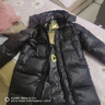雅鹿雅鹿兒童羽絨服長(cháng)款2024新款兒童防寒羽絨外套黑色150碼 曬單實(shí)拍圖