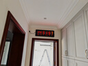 虹泰（HoTai）LED電子萬年歷掛鐘客廳電子鐘夜光數(shù)字鐘表掛墻時(shí)鐘 2368-紅 曬單實(shí)拍圖