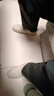 稻草人男鞋春季真皮潮流板鞋一腳蹬皮鞋運(yùn)動(dòng)休閑鞋子男板鞋 米色7773 41 曬單實(shí)拍圖