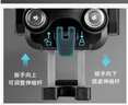 MOTOWOLF摩托車手機(jī)支架防震防抖防盜機(jī)車踏板車摩托車騎行導(dǎo)航固定架 衛(wèi)仕-鏡桿黑[一鍵鎖緊/防盜設(shè)計(jì)] 曬單實(shí)拍圖