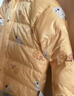 童泰秋冬5個(gè)月-4歲嬰幼兒寶寶輕薄款連帽外套外出羽絨服上衣 黃色 73 cm 曬單實(shí)拍圖