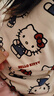 戴維貝拉聯(lián)名HelloKitty女童長(zhǎng)褲套裝秋寶寶衛(wèi)衣兩件套 曬單實(shí)拍圖