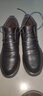 SDEP冬季棉鞋商務(wù)休閑高幫皮鞋頭層牛皮軟皮厚底加棉保暖商務(wù)靴短靴男 G9012-6黑色（棉鞋） 41 曬單實(shí)拍圖