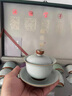 洛湘五大名窯功夫茶具套裝茶壺茶杯高檔家用客廳辦公會(huì)客送長(zhǎng)輩伴手禮 五大名窯漢瓦壺茶具套裝：天青 曬單實(shí)拍圖