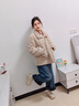 凱希鯊洞洞鞋女2025年夏季新款外穿厚底增高防滑沙灘鞋輕便百搭包頭拖鞋 米黃色 基礎(chǔ)款 37-38 標(biāo)準(zhǔn)運(yùn)動(dòng)鞋碼 曬單實(shí)拍圖