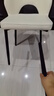簡(jiǎn)約成人餐椅家用北歐靠背凳子休閑設計皮革軟包酒店椅餐廳餐桌椅 【米白灰】?jì)?yōu)質(zhì)皮革+黑腿 曬單實(shí)拍圖