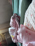 babylove嬰兒馬甲春秋新生兒衣服外出坎肩小馬褂男女寶寶純棉背心外穿 貝殼粉 59 cm 曬單實(shí)拍圖