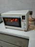 美的（Midea）35L家用多功能电烤箱 双层玻璃门/搪瓷内胆/精准控温/热风烘烤 PT3530W-D 实拍图