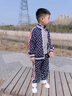RB KIDS男童套裝春秋2025新款洋氣男孩寶寶運(yùn)動(dòng)衣服兒童休閑兩件套 藍(lán)色 100 (建議身高90-100cm) 曬單實(shí)拍圖