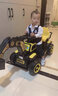 諾童康帥兒童電動(dòng)車(chē)挖掘機可坐雙人1-8歲男女小孩玩具車(chē)寶寶充電挖沙童車(chē) 【遙控款】經(jīng)典黃 加大電瓶+雙驅 曬單實(shí)拍圖