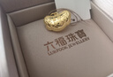 六福珠寶足金如意吉祥寶寶長命鎖黃金吊墜不含鏈計(jì)價(jià)L01GTBP0011 約3.13克 曬單實(shí)拍圖