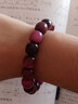 靈月閣紫葡萄白玉菩提子手串手鏈男女士文玩菩提根佛珠把件女神節禮物 奇異紫葡萄 10mm 曬單實(shí)拍圖