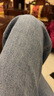 MO&Co.手工磨白做舊土耳其直筒及地牛仔褲美式復(fù)古褲子女摩安珂 牛仔藍(lán)色-第1批 XL 29 曬單實拍圖