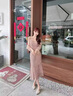 鉑朗尼奧禮服女宴會(huì)晚禮服高檔小個(gè)子粉色晚禮服女小眾輕奢高端宴會(huì)氣質(zhì)高 香檳粉 XXL 曬單實(shí)拍圖