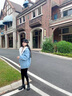 COZOK女生羽絨棉服女外套秋冬款羊羔絨加絨加厚學(xué)生兩面穿短款棉服棉衣 藍色-兩面穿 XL 【建議115-125斤】 曬單實拍圖