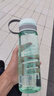 茶花格瑞斯水杯大容量塑料水杯男便攜水瓶杯戶外運(yùn)動(dòng)大號(hào)水壺女 淺綠色 900ml 曬單實(shí)拍圖