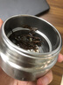 ONEDAY泡茶杯茶水分離男士新款高檔辦公雙層玻璃杯耐熱過濾水杯子 鋼本色250ml 曬單實拍圖