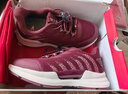 足力健老人鞋冬季中老年艾草健步鞋男士休閑運動(dòng)跑步爸爸情侶鞋 3105D 酒紅/櫻花粉（女款） 37 曬單實(shí)拍圖