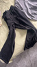 深呼吸DEEP BREATH女裝休閑百搭連帽衛(wèi)衣褲套裝女A401058 A100321 黑-下裝 M (3碼) 曬單實(shí)拍圖