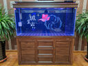 森森（SUNSUN）新品森森美式帝雅超白玻璃底過濾龍魚缸大型客廳魚缸免換水 (專業(yè)級)美式-帝雅 1.5米48.2寬 靠墻款 曬單實拍圖