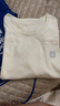 蕉內（Bananain）非常服300E兒童長(cháng)袖T恤男女童100%純棉全棉吸濕速干春秋圓領(lǐng)打底 鈦-暖白 140 曬單實(shí)拍圖