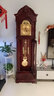 泓禾Honghe落地鐘客廳機械中式復古落地大座鐘報時(shí)機械鐘德國銅芯上弦 2013紅木色 北極星機械發(fā)條機芯 曬單實(shí)拍圖