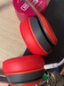 果瑪 適用beats solo3耳罩solo2耳機(jī)保護(hù)套wireless頭戴式藍(lán)牙耳機(jī)罩配件海綿套 【原配款】紅色1對(duì) 曬單實(shí)拍圖
