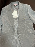 EP雅莹[真丝系列]女装 时尚通勤提花灰色西装外套 商场同款1170A 灰色 2/S 晒单实拍图