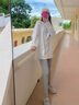 KJ灰色打底褲女秋冬外穿無(wú)尷尬線(xiàn)加絨加厚高腰緊身羊羔絨保暖棉褲 淺灰-無(wú)尷尬線(xiàn)【羊羔絨】 M 【建議90-110斤】 曬單實(shí)拍圖
