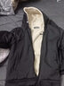花花公子（PLAYBOY）衛衣男開(kāi)衫秋冬季男士外套連帽上衣服潮牌休閑男裝 黑色加絨 L 曬單實(shí)拍圖