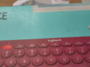 羅技（logitech）K380藍牙鍵盤(pán)網(wǎng)紅女生可愛(ài)辦公筆記本電腦手機ipad平板MAC薄膜鍵盤(pán) 藍牙鍵鼠套裝 【K380】藍牙鍵盤(pán)紅色 曬單實(shí)拍圖